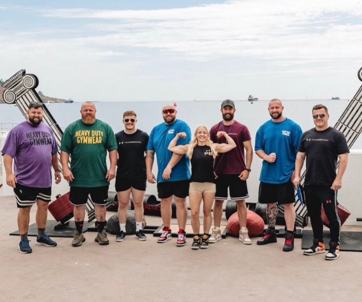 Southwest Strongest 2026 athletes lined up at Tinside Lido